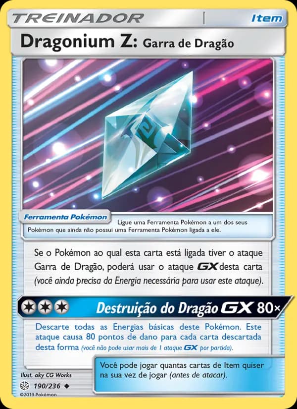 Dragonium Z: Garra de Dragão, carta 190 de Eclipse Cósmico