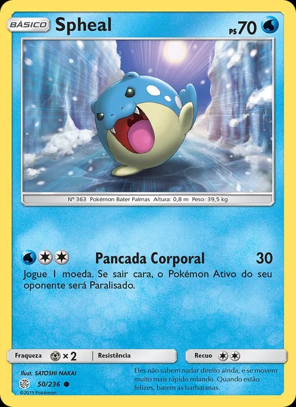 Spheal, carta 50 de Eclipse Cósmico