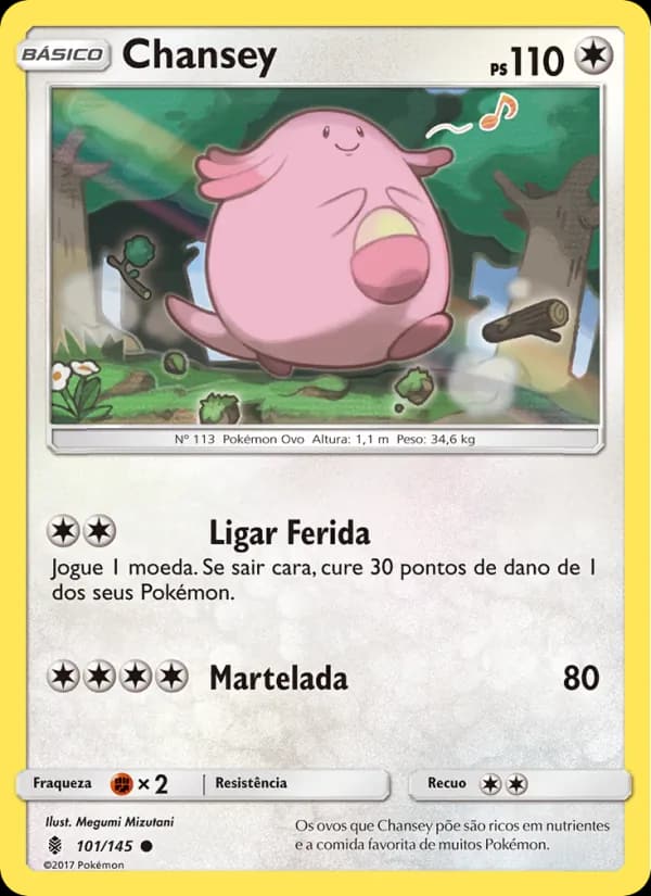 Chansey, carta 101 de Guardiões Ascendentes
