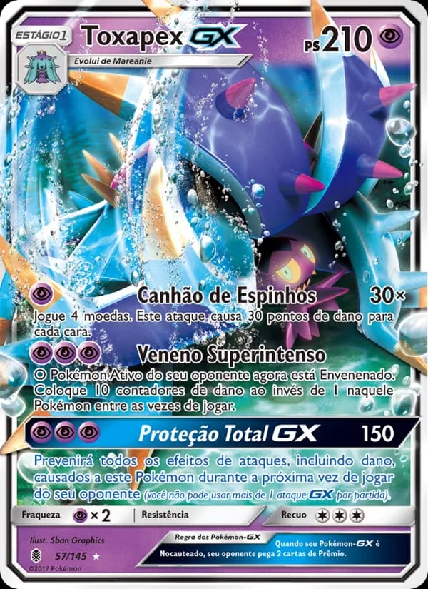 Toxapex GX, carta 57 de Guardiões Ascendentes