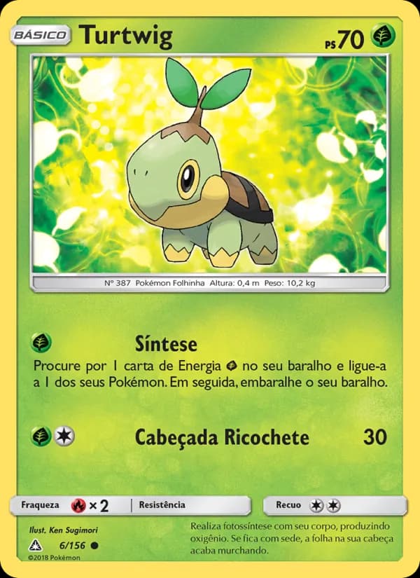 Turtwig, carta 6 de Ultra Prisma
