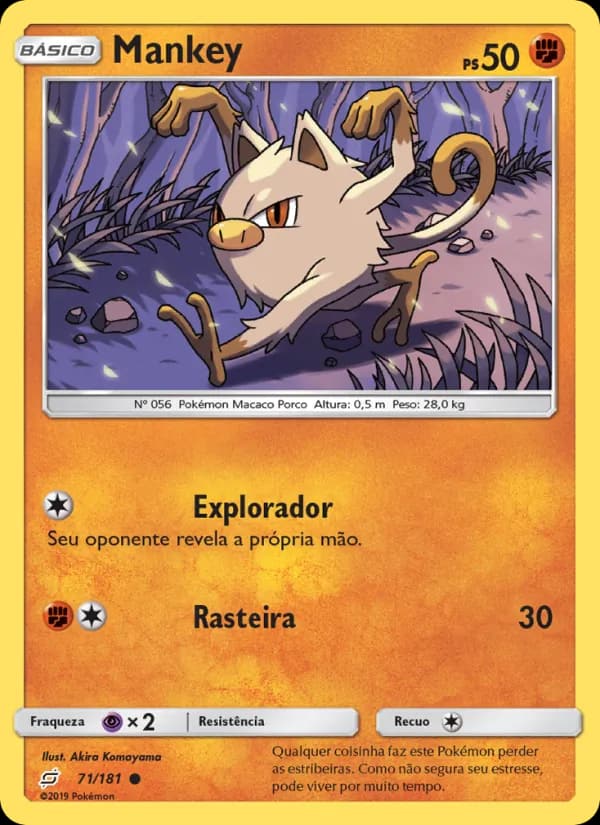 Mankey, carta 71 de União de Aliados
