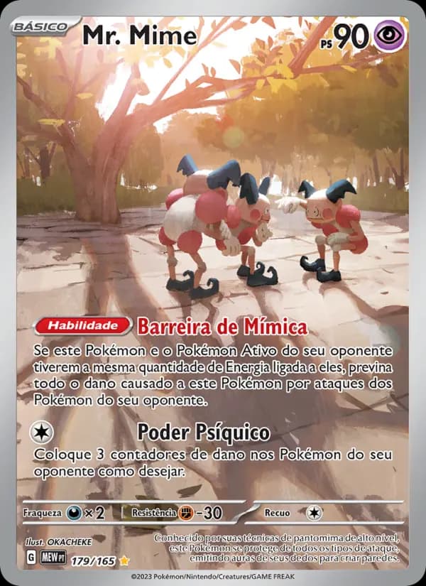 Mr. Mime, carta 179 de 151