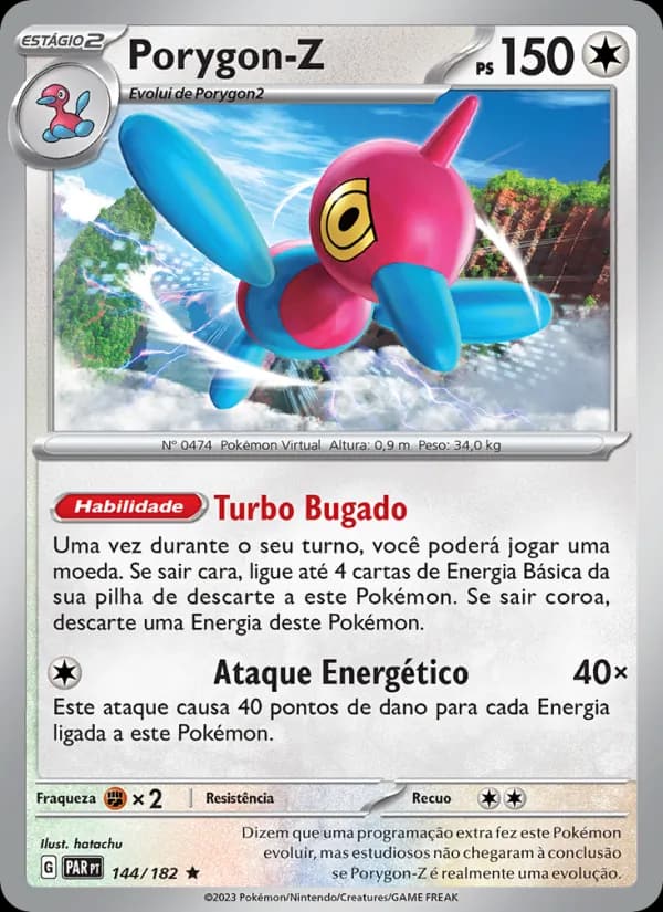 Porygon-Z, carta 144 de Fenda Paradoxal