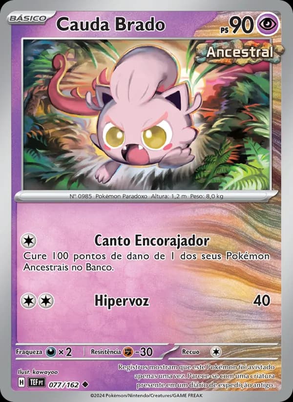 Cauda Brado, carta 077 de Forças Temporais