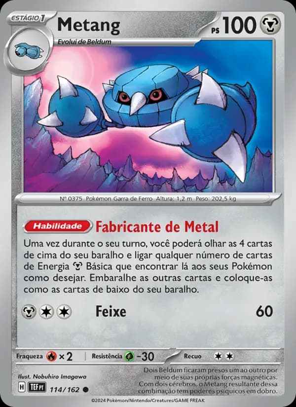 Metang, carta 114 de Forças Temporais