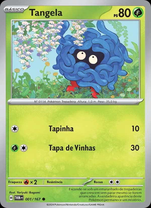 Tangela, carta 001 de Máscaras do Crepúsculo