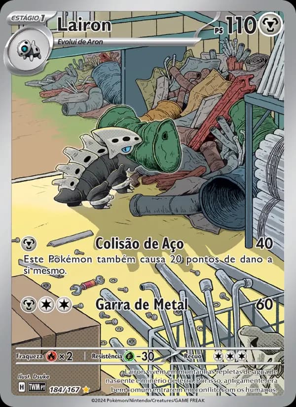 Lairon, carta 184 de Máscaras do Crepúsculo