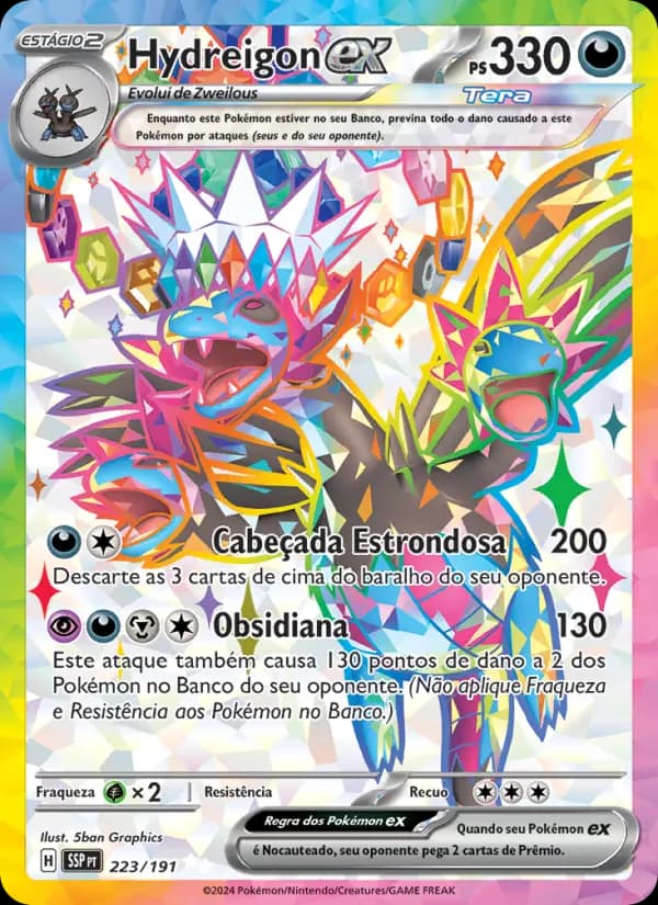 Hydreigon ex, carta 223 de Fagulhas Impetuosas