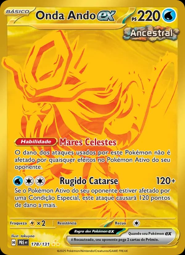 Onda Ando ex, carta 178 de Evoluções Prismáticas