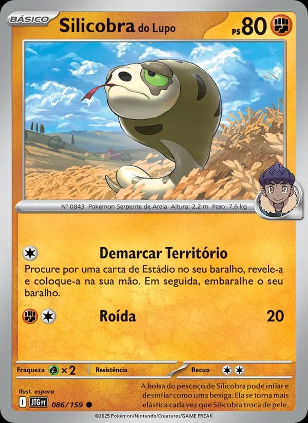 Silicobra do Lupo, carta 086 de Amigos de Jornada
