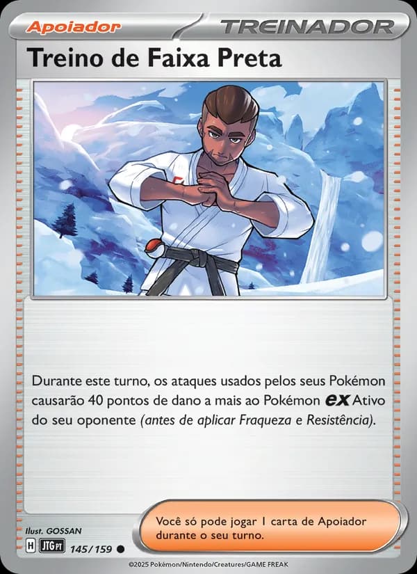 Treino de Faixa Preta, carta 145 de Amigos de Jornada