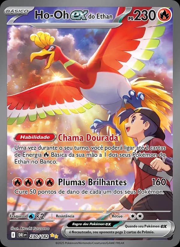 Ho-Oh ex do Ethan, carta 230 de Rivais Predestinados