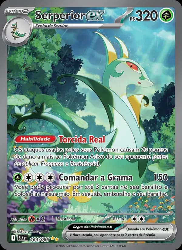 Serperior ex, carta 164 de Raio Preto