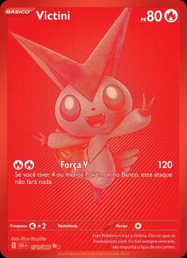 Victini, carta 171 de Raio Preto