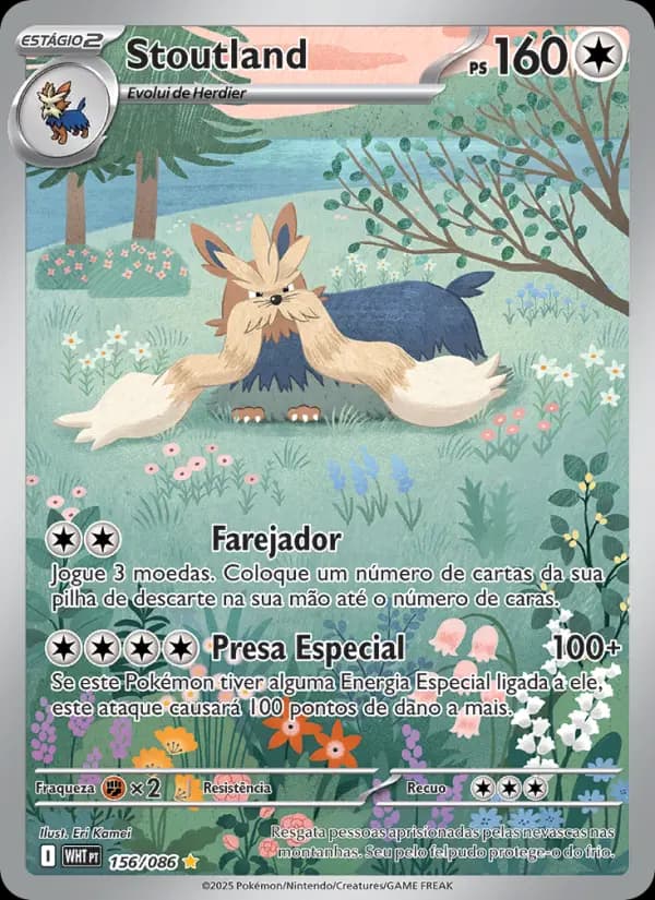 Stoutland, carta 156 de Fogo Branco