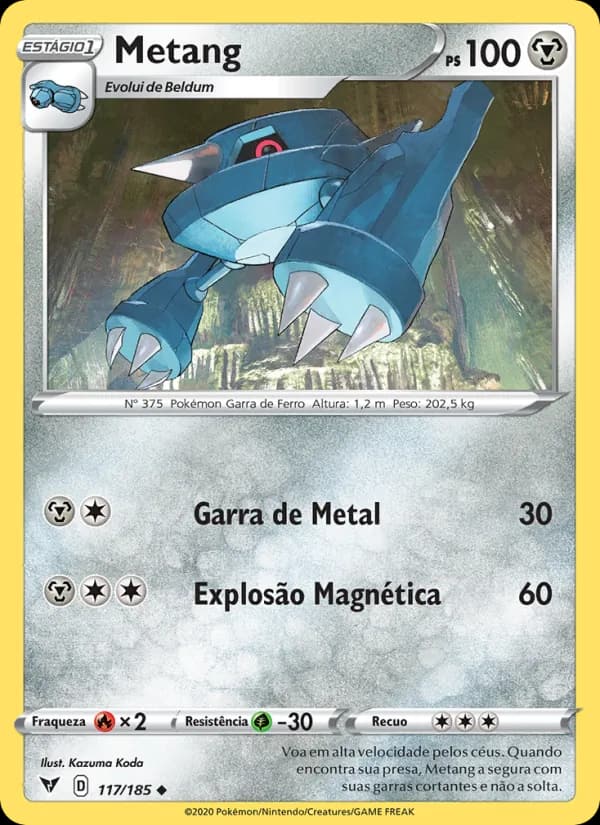 Metang, carta 117 de Voltagem Vívida