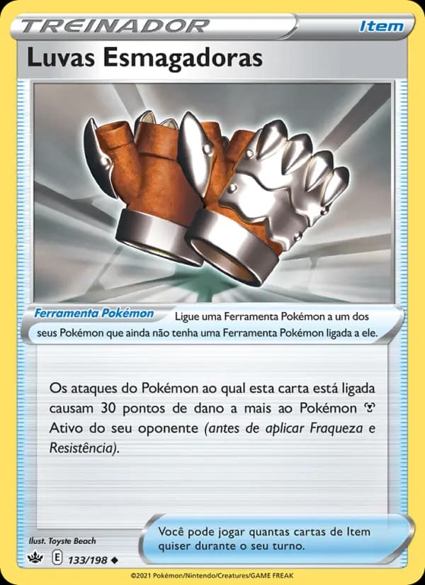 Luvas Esmagadoras, carta 133 de Reinado Arrepiante