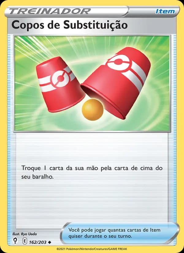 Copos de Substituição, carta 162 de Céus em Evolução