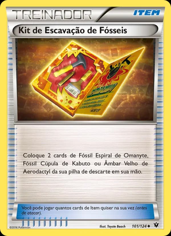 Kit de Escavação de Fósseis, carta 101 de Fusão de Destinos