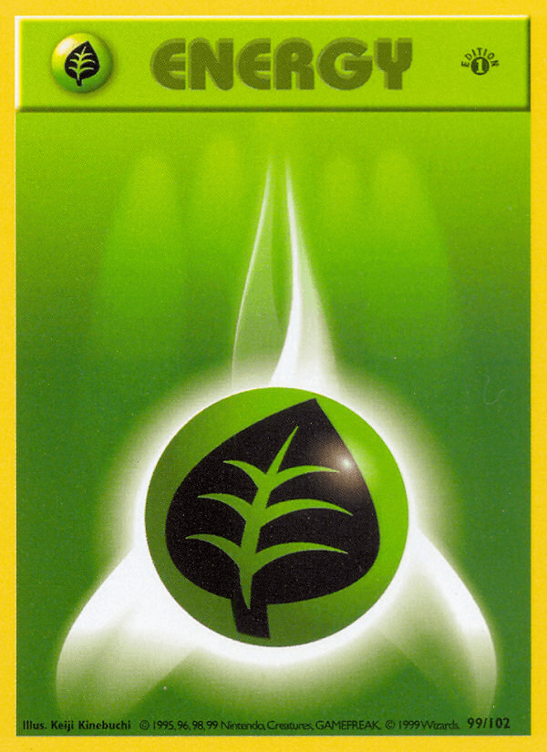 Grass Energy, carta 99 de Base Set