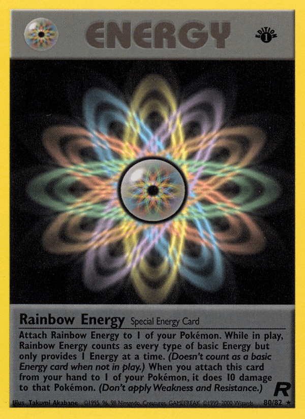 Rainbow Energy, carta 80 de Team Rocket