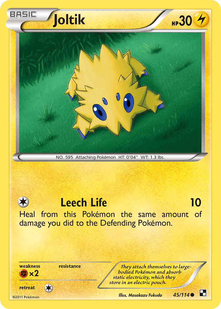 Joltik, carta 45 de Black & White