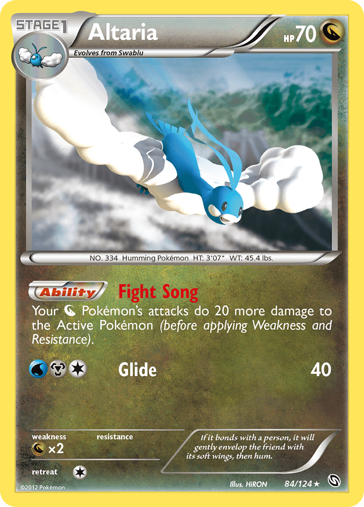 Altaria, carta 84 de Dragons Exalted