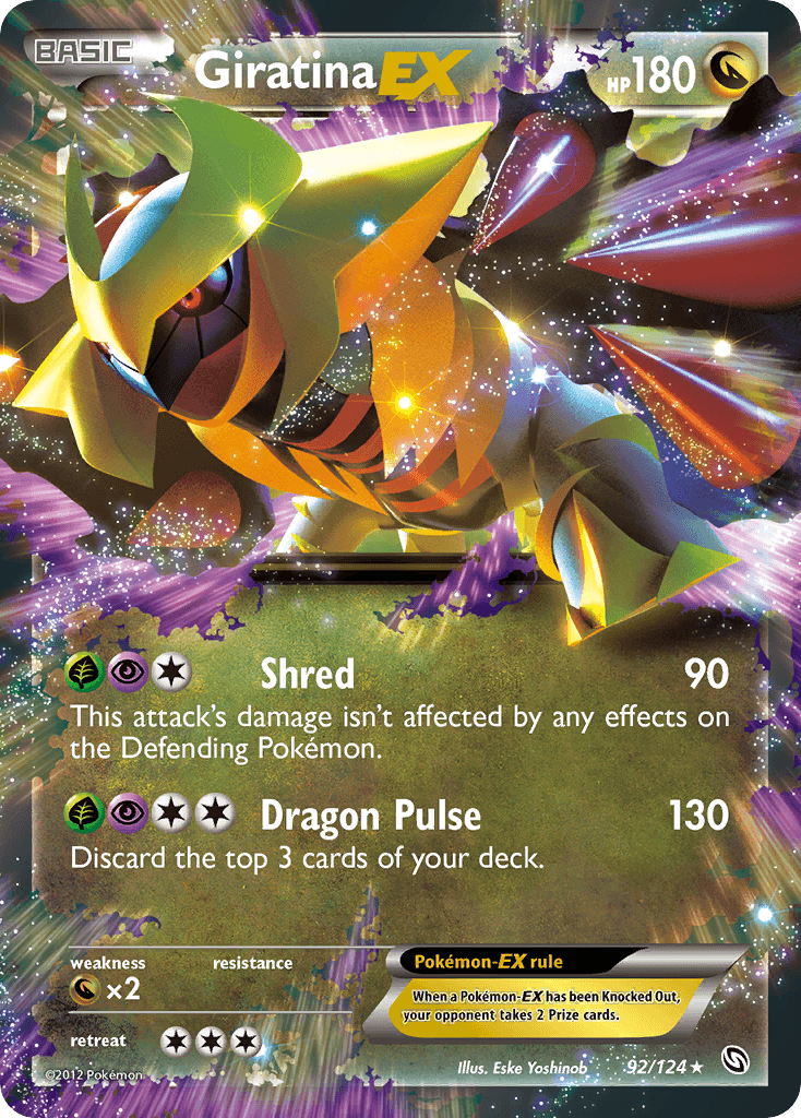 Giratina-EX, carta 92 de Dragons Exalted