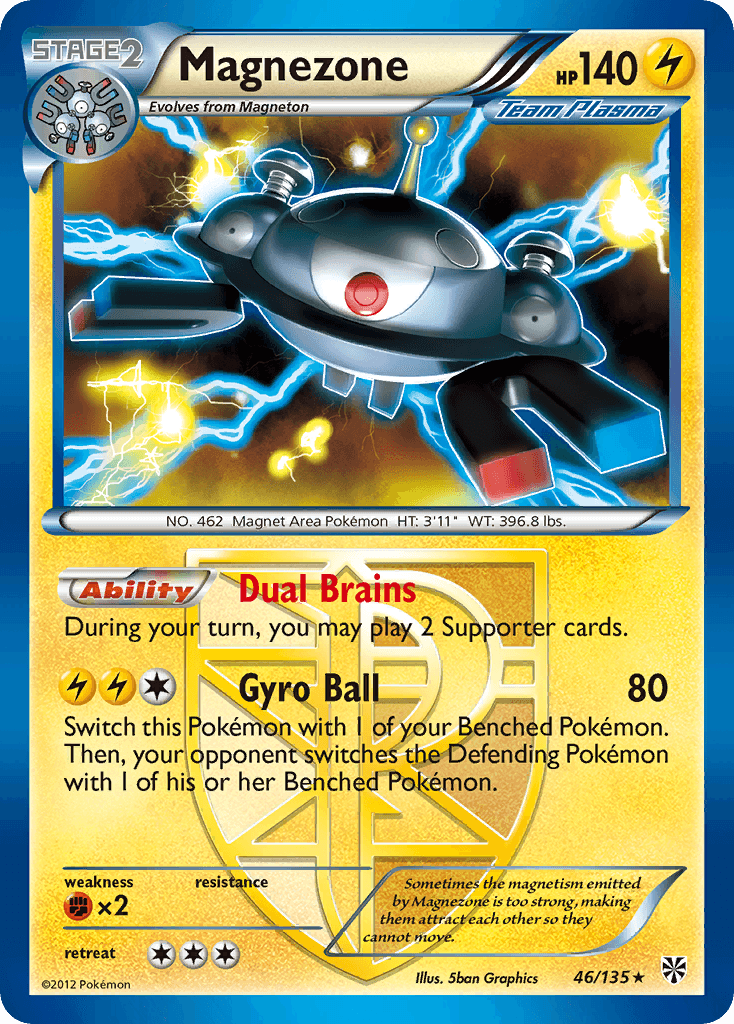 Magnezone, carta 46 de Plasma Storm
