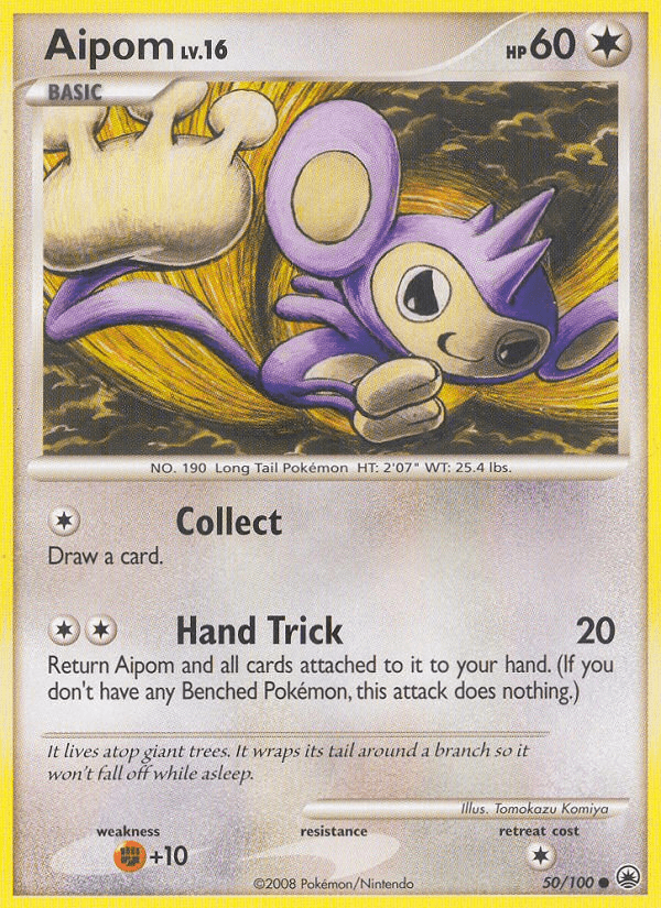 Aipom, carta 50 de Majestic Dawn