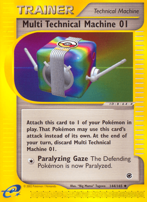 Multi Technical Machine 01, carta 144 de Expedition Base Set