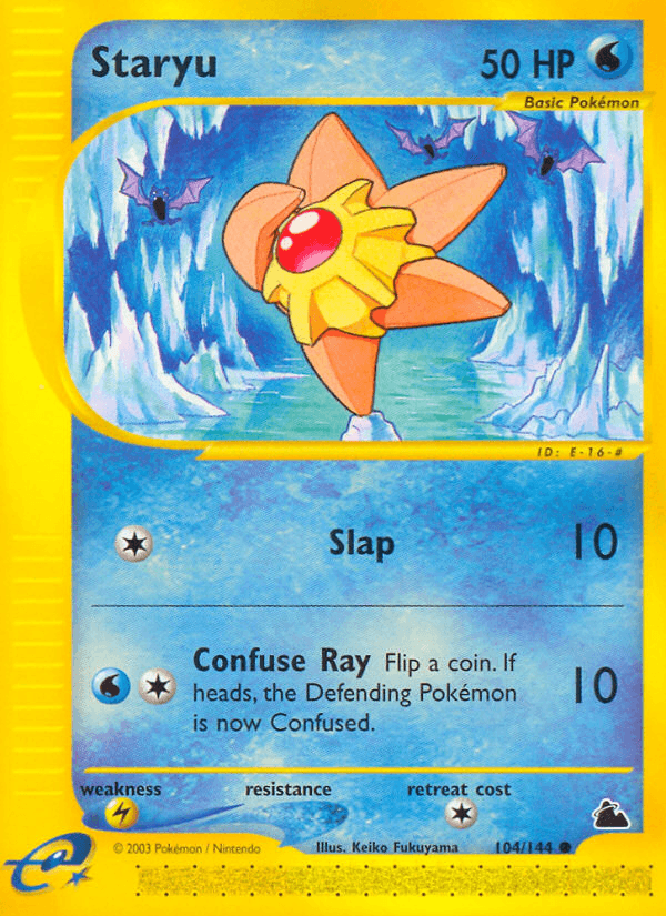 Staryu, carta 104 de Skyridge