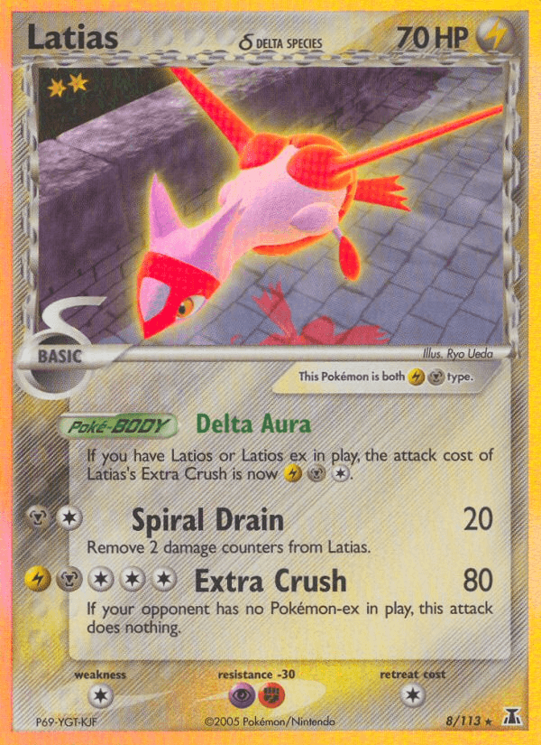 Latias δ, carta 8 de Delta Species