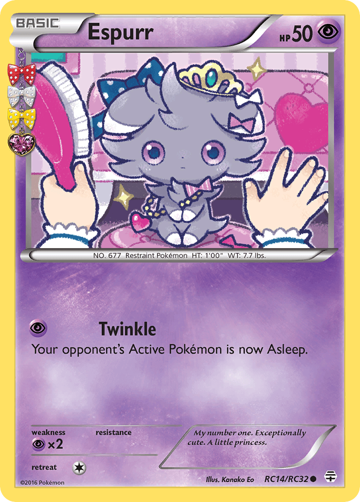 Espurr, carta RC14 de Generations