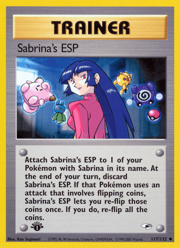 Sabrina's ESP, carta 117 de Gym Heroes