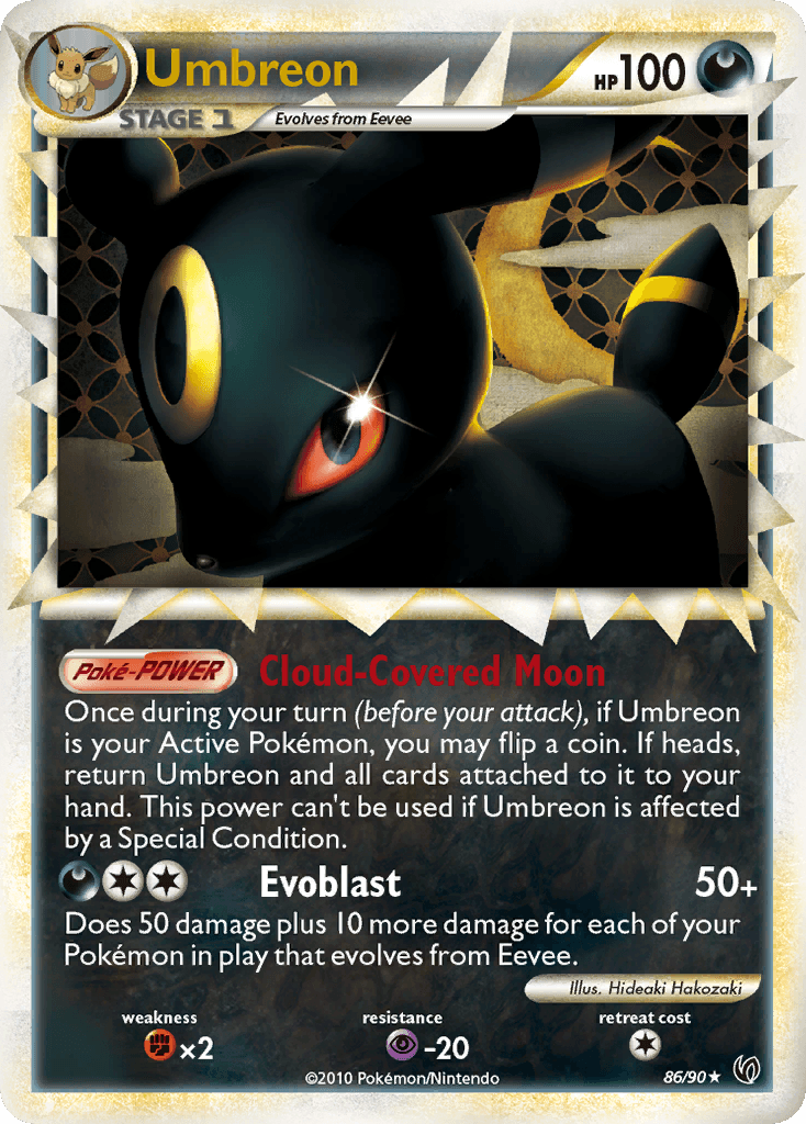 Umbreon, carta 86 de Undaunted