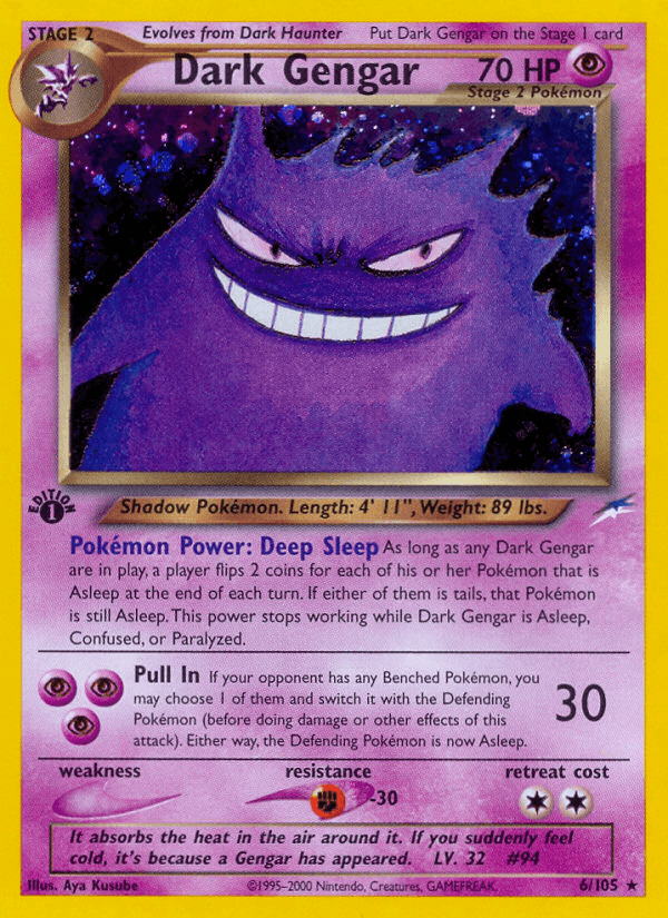 Dark Gengar, carta 6 de Neo Destiny