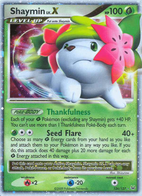 Shaymin, carta 126 de Platinum