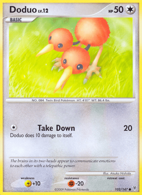 Doduo, carta 102 de Supreme Victors