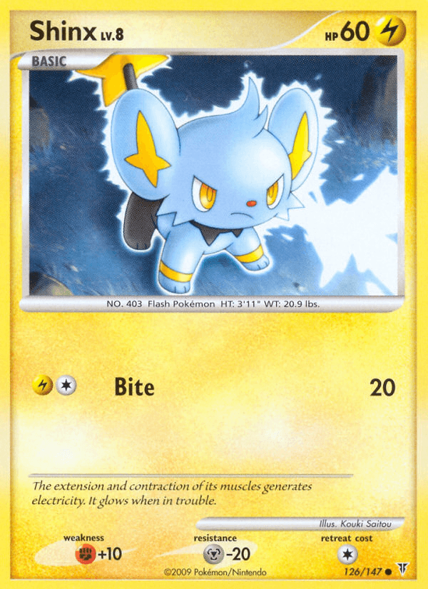 Shinx, carta 126 de Supreme Victors