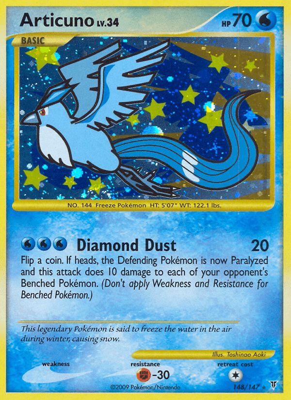 Articuno, carta 148 de Supreme Victors