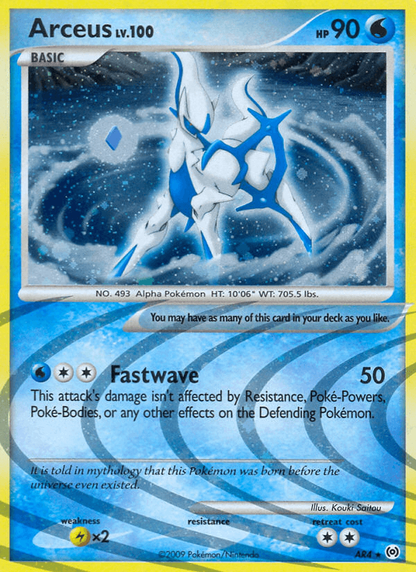 Arceus, carta AR4 de Arceus