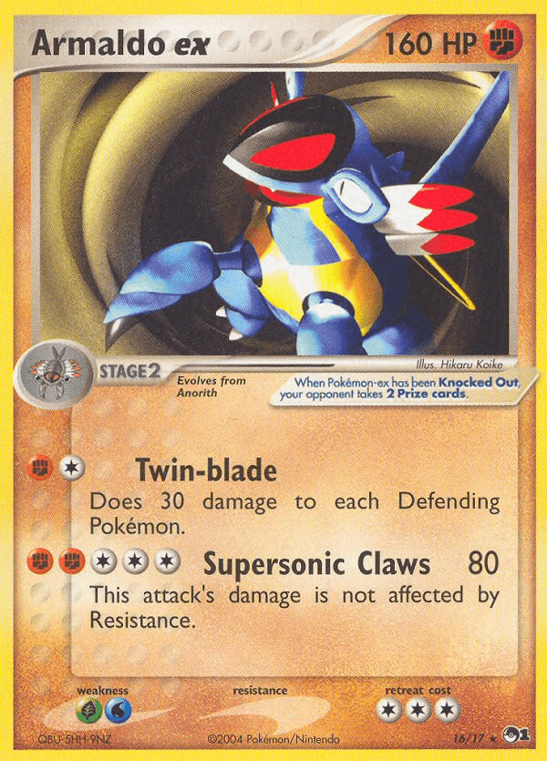 Armaldo ex, carta 16 de POP Series 1