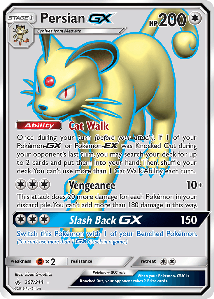 Persian GX, carta 207 de Unbroken Bonds