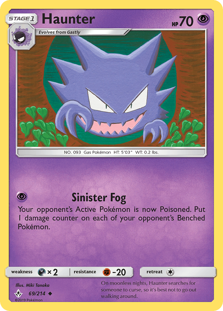 Haunter, carta 69 de Unbroken Bonds