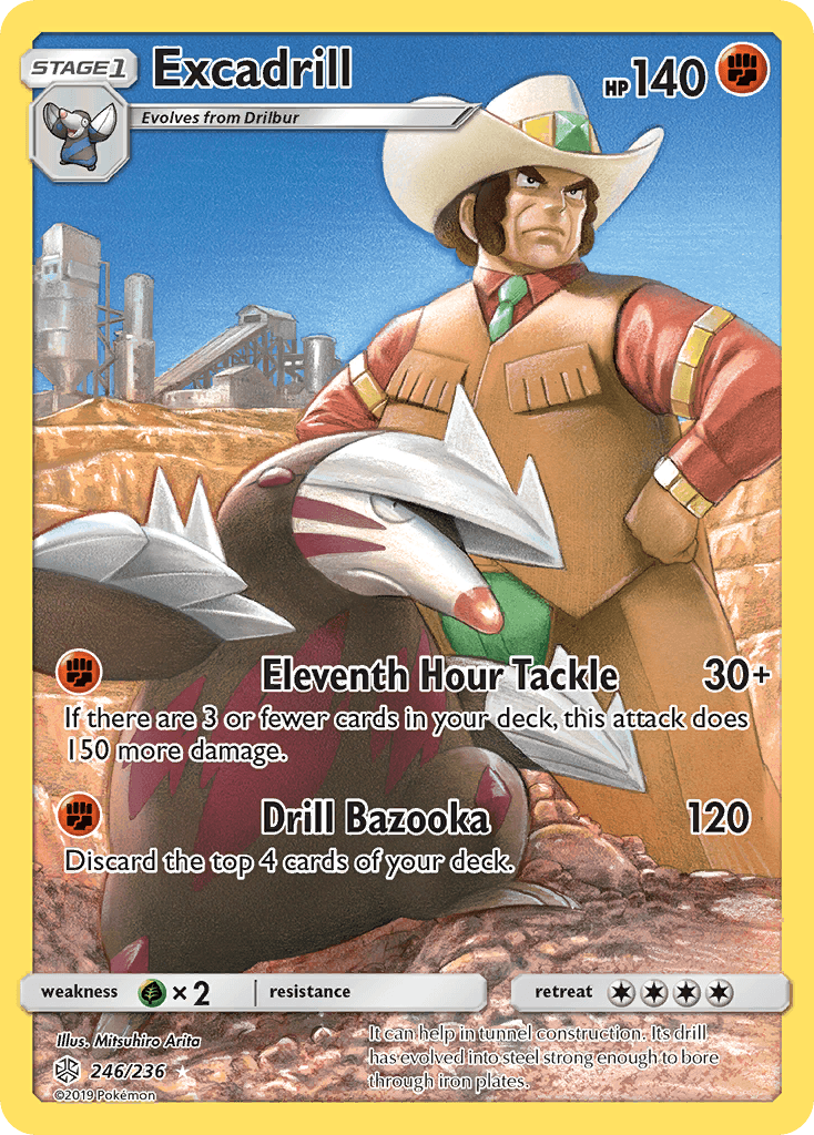 Excadrill, carta 246 de Cosmic Eclipse