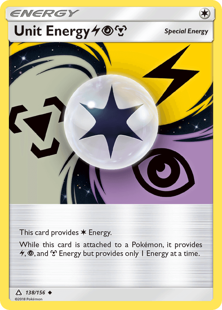 Unit Energy LightningPsychicMetal, carta 138 de Ultra Prism