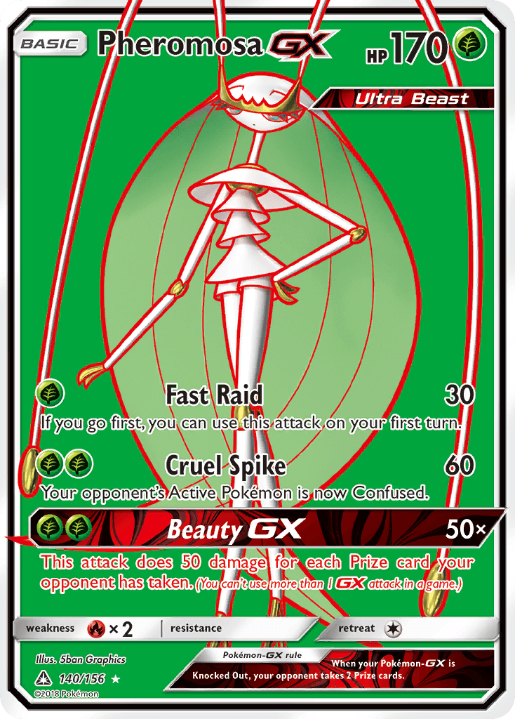 Pheromosa GX, carta 140 de Ultra Prism