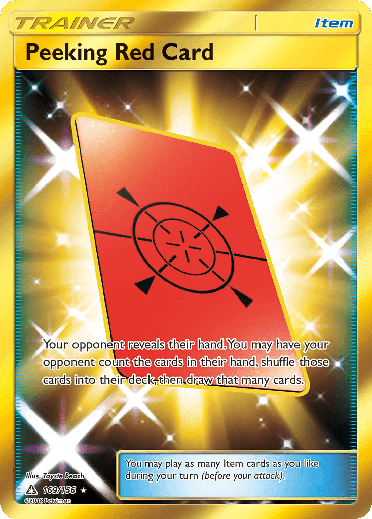 Peeking Red Card, carta 169 de Ultra Prism